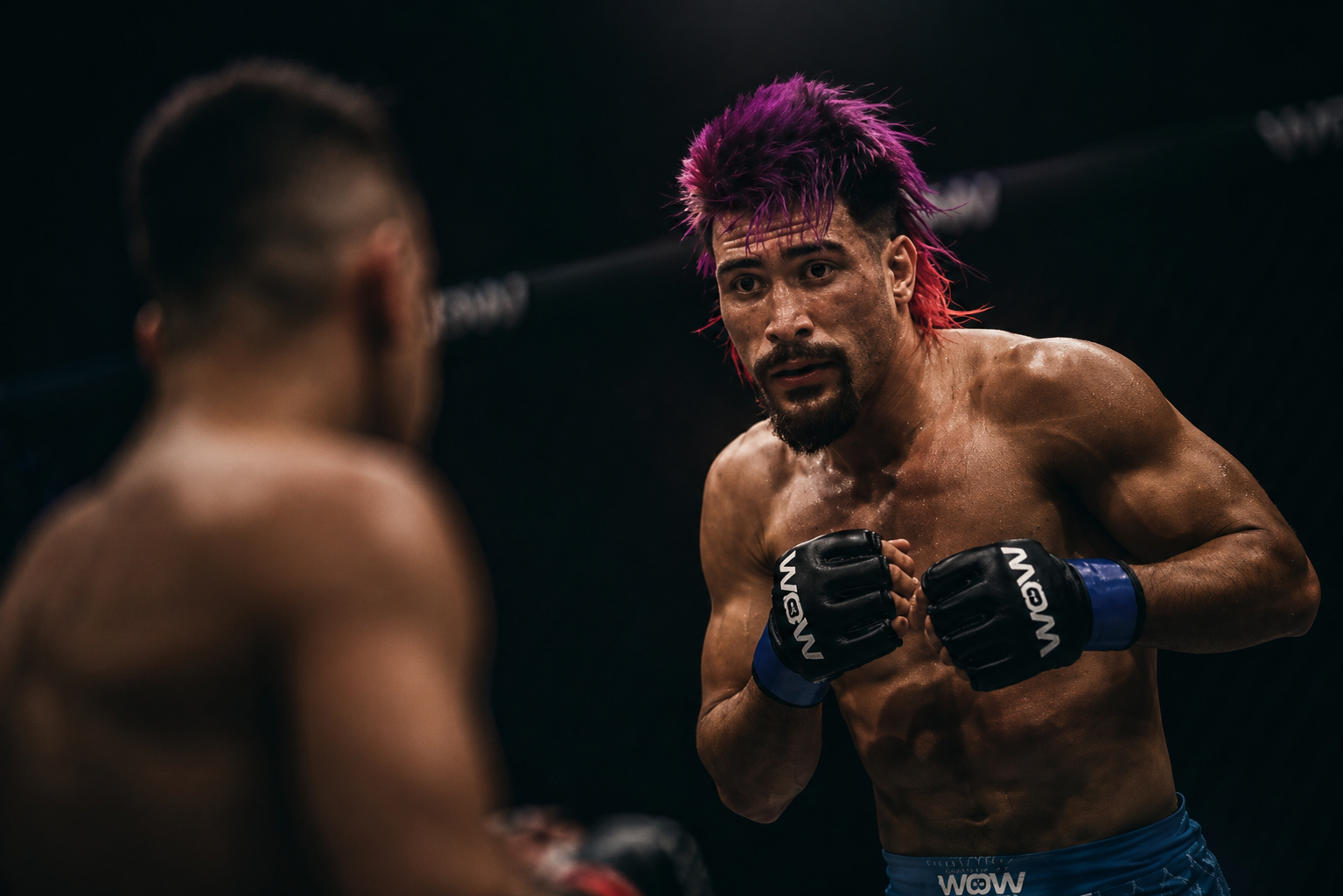 Junior Quirama en combate
